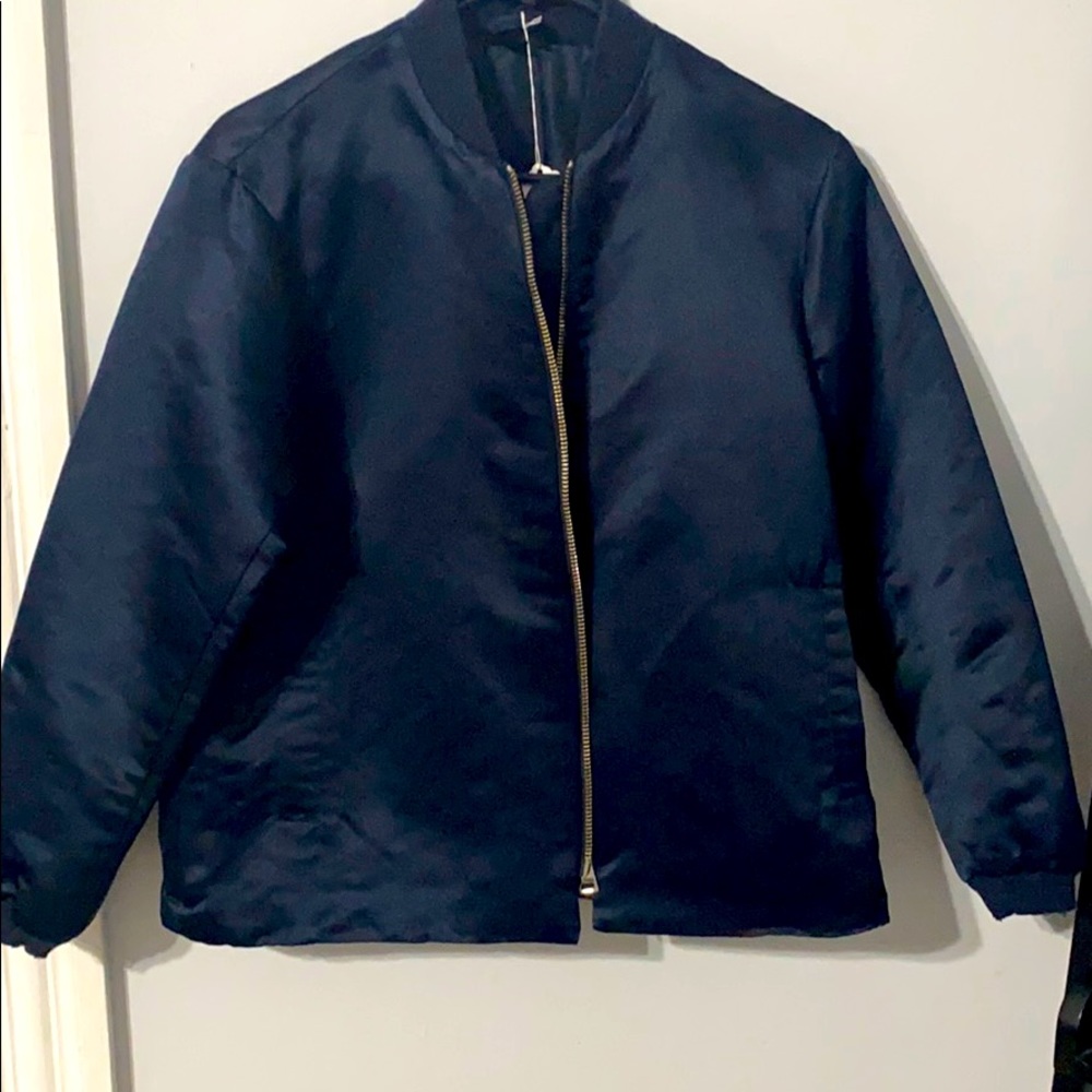Satin bomber jacket